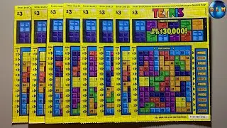 LETS'S PLAY TETRIS SCRATCH OFFS! $30K PRIZE TICKETS