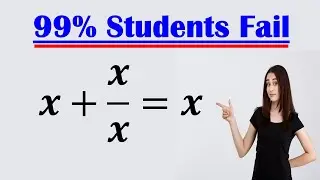 Solving a 'Harvard' University entrance exam |Find x?