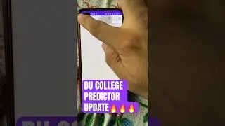DU college Predictor screens released.🔥#cuet2023 #duadmission2023