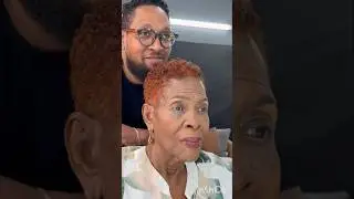Giving older women a chance to be young again. Beautiful hair transformation #blackwoman #hairstyle