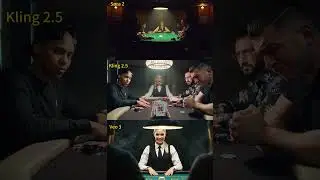 Sora 2 / Kling2.5 / Veo 3 Multi-Camera Narrative PK: Texas Hold'em