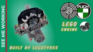 Steyr Puch 500 Lego Engine