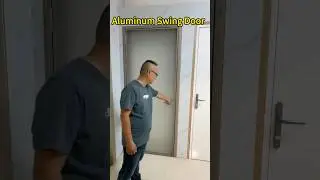 Aluminum Minimalist Narrow-Frame Swing Doors #aluminum #doors #home #bathroomdoor #factory #kitchen