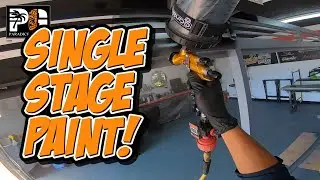 HOW TO SPRAY WET ACRYLIC ENAMEL PAINT (spray STEPS may be applied over any vehicle)