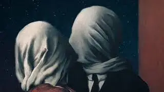 The Lovers II, 1928 - Ren&eacute; Magritte 🎶 No Surprises, violin and piano - Radiohead