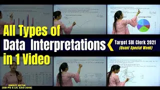 All Types of Data Interpretations in 1 Video | Quant Special Week | Day 2 | Target SBI Clerk 2021