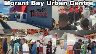 БОЛЬШАЯ ТОЛПА НА ПЕРВОЙ НОЧИ KFC В ЦЕНТРЕ ГОРОДА МОРАНТ-БЕЙ, СЕНТ-ТОМАС