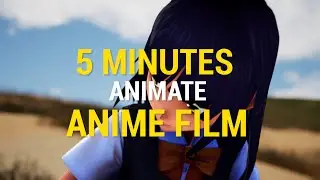 Animate ANIME With UNREAL ENGINE and VROID ( ZERO SKILL REQUIRED )