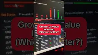 Growth vs Value Investing, Which is Better? #stocks #sharemarket #stockmarket