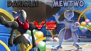 Pokemon battle revolution - Darkrai vs Mewtwo