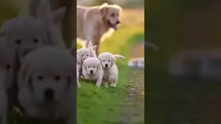 Puppy Family Finds a Sleeping Kitten on the Cozy Couch Surprise #puppies #kittens #cutepets