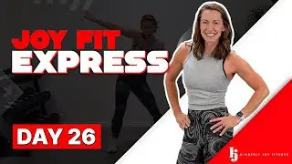 День 26 &mdash; JOY FIT EXPRESS &mdash; Табата, силовые упражнения для нижней части тела, без оборудования &mdash; ...