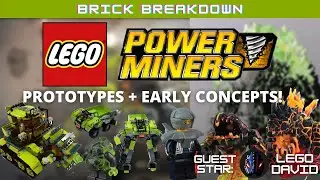 Cancelled LEGO Power Miners Prototypes and Early Concepts: Brick Breakdown!