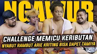 RISPO NYABUT RAMBUT ARIE KRITING! DIBALES ROBEK BAJU, KAKI SAMPE NEMPEL KE MUKA
