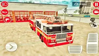 Real Fire 🔥 Truck 🚒 Driving Simulator 2025 - Fireman's Daily Job - Android GamePlay #1 #XGAMING0.2