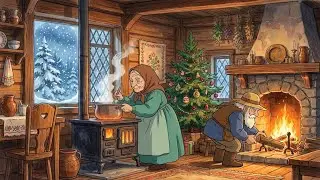 Living a Quiet Life in Winter Forest ❄️ Cozy Christmas Routine | Ghibli Style Silent Vlog