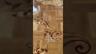 Custom hardwood floors #parquetry #wood #design #geometric #shorts #decoration #border #customfloors