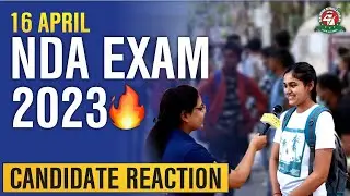 NDA-1 2023 Exam Analysis | Students Review & Rraction On NDA 1 2023 Exam🔥🔥 #nda2023exam