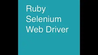 Ruby Selenium WebDriver