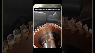 How Gears Are Made Automatically 🤯 Precision Engineering in Action #shorts  #automobile #techshorts