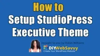How to Setup StudioPress Executive Theme - Mobile Responsive