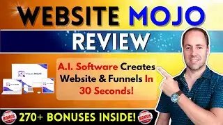 Website MOJO Review 💥 Create & Sell Unlimited Websites & Funnels In Seconds! 💥 Amazing Bonuses!