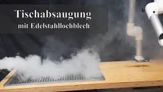 Integrierte Tischabsaugung mit verschiedenen Eins&auml;tzen