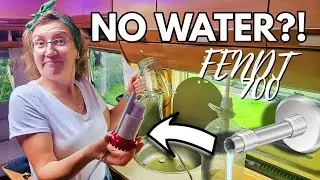 #74 Why our caravan tap isn't working?! Caravan Water Disaster - Caravanning Full-Time in the UK.