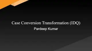Case Conversion Transformation Part 2( Toggle, title and sentence)