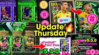 v5.3.0 Update & Free Epic 🤩 What Is Coming On Thursday And Monday In eFootball 2026 Mobile