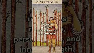 Nine of Wands #tarot #palmtreetarot #ytshorts #tarotreading #wandstarot