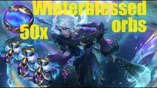 50x WINTERBLESSED 2023 ORB OPENING (2 legendary skins in a ROW)   + reroll