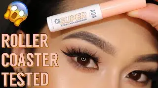 Roller Coaster Tested! ShopMissA Super Strip Lash Adhesive Review