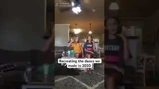 Recreating the dance we made in 2020 #flashback #2020#shortsfeed #relatable