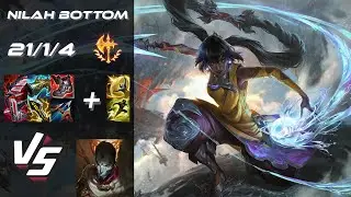 BOTTOM Nilah vs Jhin - NA Challenger Patch 25.S1.3