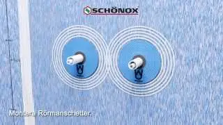 SCHÖNOX Folie 2 = SCHÖNOX WSA lim, Foil Seal och SCHÖNOX WSF folie