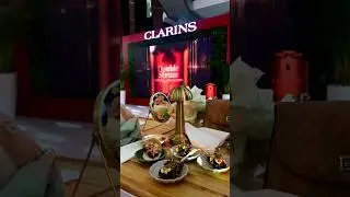 Clarins double serum launch | Clarins skincare 🌟 #trending #skincare #shorts #event #news