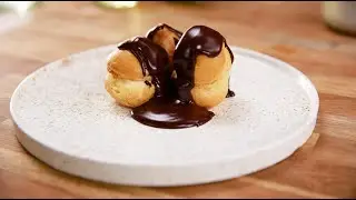 Jak przygotować profiteroles z polewą czekoladową? | przepis David Gaboriaud