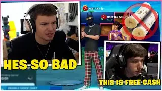 PETERBOT & PROS Spectate CLIX Challenging the WORST PRO PLAYER to a 1v1 WAGER with 15 BUILDS!