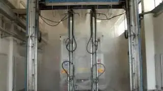 Lavaggio  Mezzi e Automezzi  RSU con Portale Robotizzato  Clean impianti Camposampiero PD ITALY