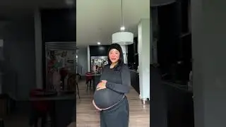 My pregnancy belly TIME LAPSE