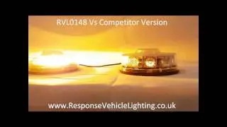 RVL0148 ECE R65 Approved LED Beacon VS Competitor Version