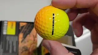 Vice Pro Plus SHADE Orange/Yellow Golf Ball - Unboxing