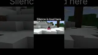 Snow in Minecraft #gaming #gameplay #quotes #memes #youtubeshorts #minecraft #shorts