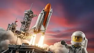 LEGO City Space Shuttle Launch Prep: Full Assembly & Countdown!