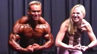 Grant Mayo backstage - NABBA Worlds 2004