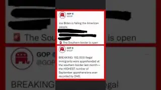 Republican party admits they were LYING and FEAR MONGERING about open borders & illegal immigrants