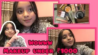 Makeup look under ₹1000 products Results were crazy😊👍#makeuptutorial #likeandsubscribe #brownskin 