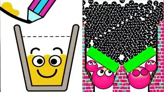 Happy Glass Puzzle VS Hide Ball Brain Teaser Logic Puzzle IQ Gameplay Walkthrough