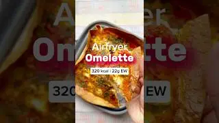 🥚 Airfryer-Omelette im Wrap f&uuml;r nur 320 kcal #abnehmen #airfryer